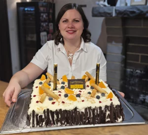 Photo d'un dessert maison sur-mesure du restaurant L'Art de Vivre à Moosch dans le Haut-Rhin en Alsace