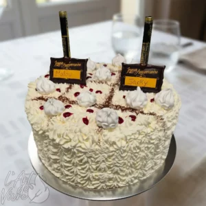 Photo d'un dessert maison sur-mesure du restaurant L'Art de Vivre à Moosch dans le Haut-Rhin en Alsace