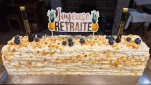 Photo d'un dessert maison sur-mesure du restaurant L'Art de Vivre à Moosch dans le Haut-Rhin en Alsace