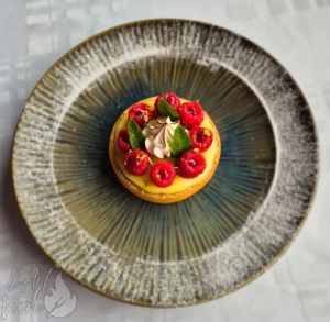Photo d'un dessert maison du restaurant L'Art de Vivre à Moosch dans le Haut-Rhin en Alsace