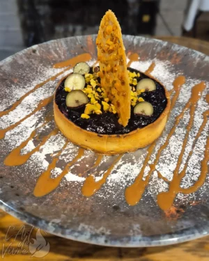 Photo d'un dessert maison du restaurant L'Art de Vivre à Moosch dans le Haut-Rhin en Alsace