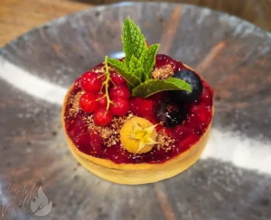 Photo d'un dessert maison du restaurant L'Art de Vivre à Moosch dans le Haut-Rhin en Alsace