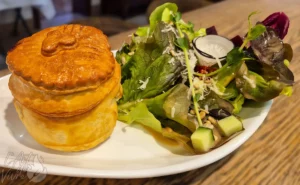 Photo d'une entrée maison du restaurant L'Art de Vivre à Moosch dans le Haut-Rhin en Alsace
