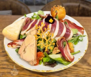 Photo d'une entrée maison du restaurant L'Art de Vivre à Moosch dans le Haut-Rhin en Alsace