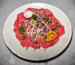 Photo d'une entrée maison du restaurant L'Art de Vivre à Moosch dans le Haut-Rhin en Alsace