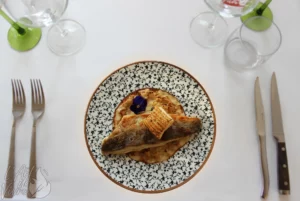 Filet de bar sauvage du restaurant gastronomique traditionnel L'Art de Vivre à Moosch dans le Haut-Rhin en Alsace