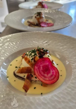 Photo d'un plat maison du restaurant L'Art de Vivre à Moosch dans le Haut-Rhin en Alsace