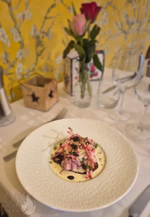 Photo d'un plat maison du restaurant L'Art de Vivre à Moosch dans le Haut-Rhin en Alsace